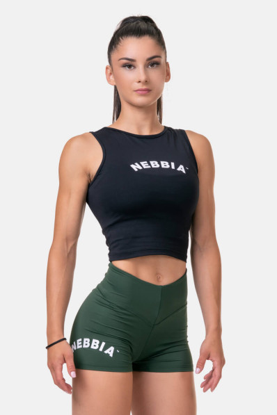 NEBBIA Fit & Sporty top black