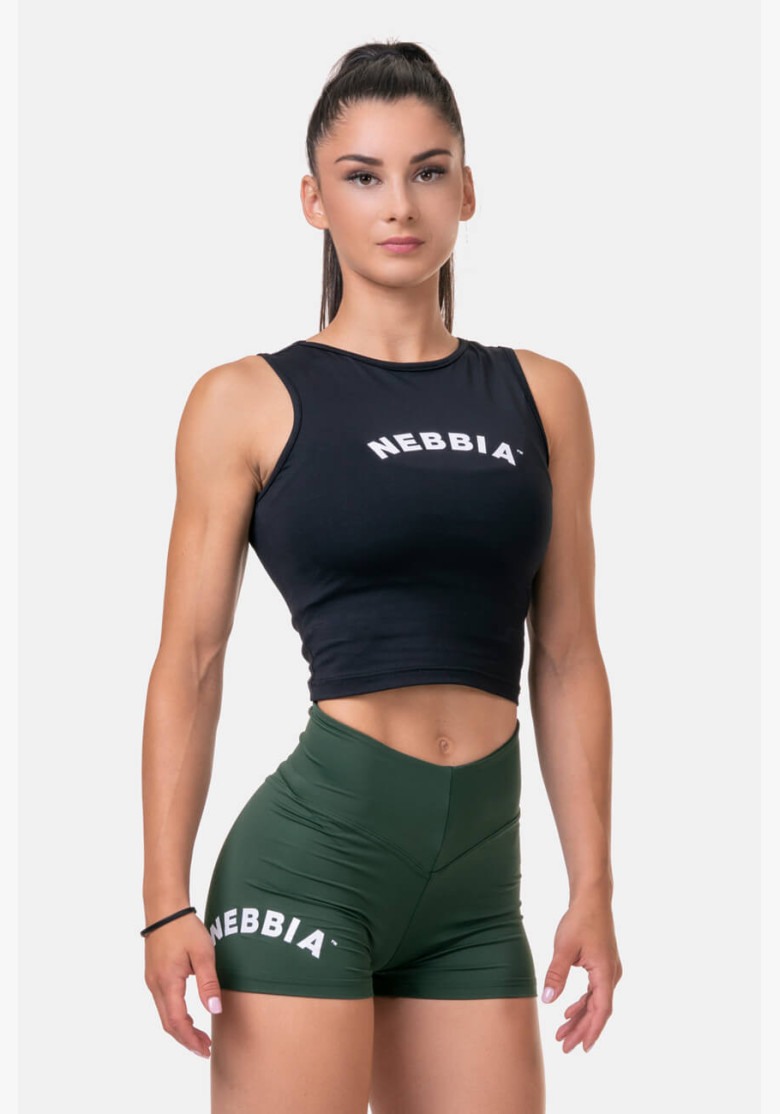 NEBBIA Fit & Sporty top čierna