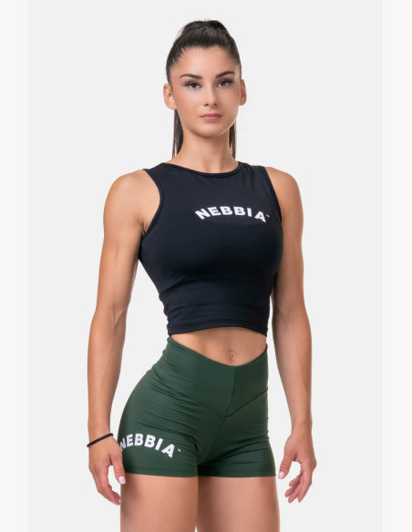 NEBBIA Fit & Sporty top black