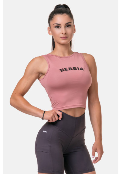 NEBBIA Fit & Sporty top ružová