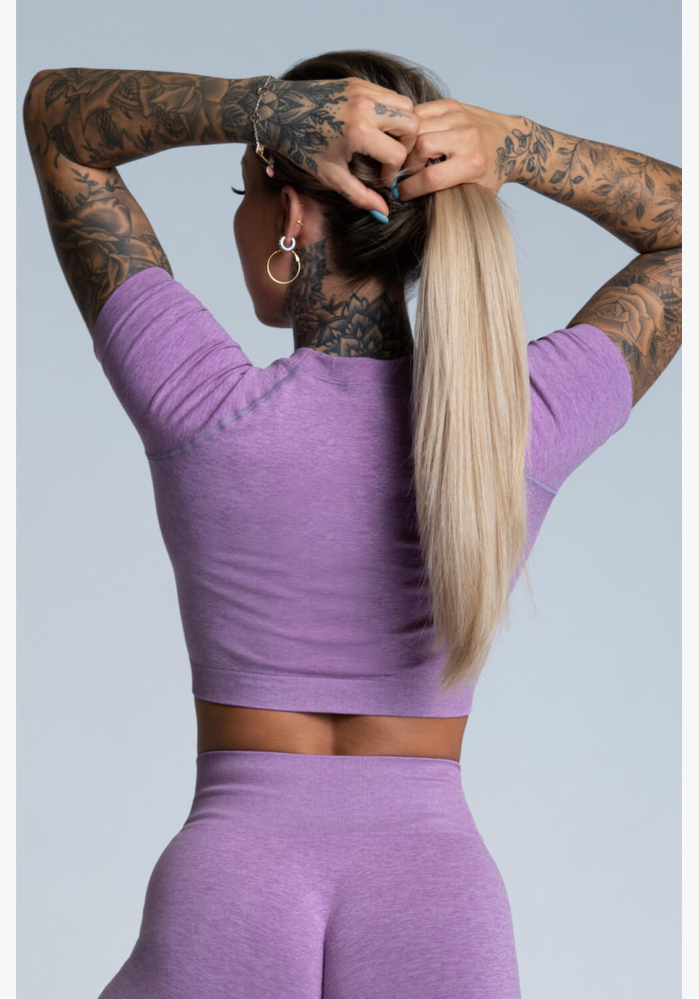 Crop Top Gym Glamor Lilac
