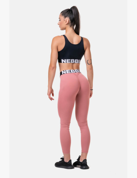 NEBBIA Smart Zip sports bra black