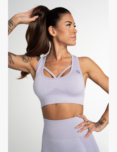 Fitness bra Gym Glamour Fusion Lavender