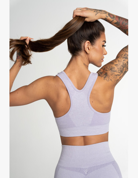 Fitness bra Gym Glamour Fusion Lavender