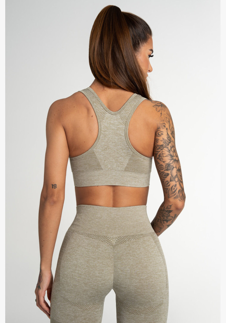 Fitness bra Gym Glamour Fusion Khaki Fitness bra Gym Glamour Fusion Khaki