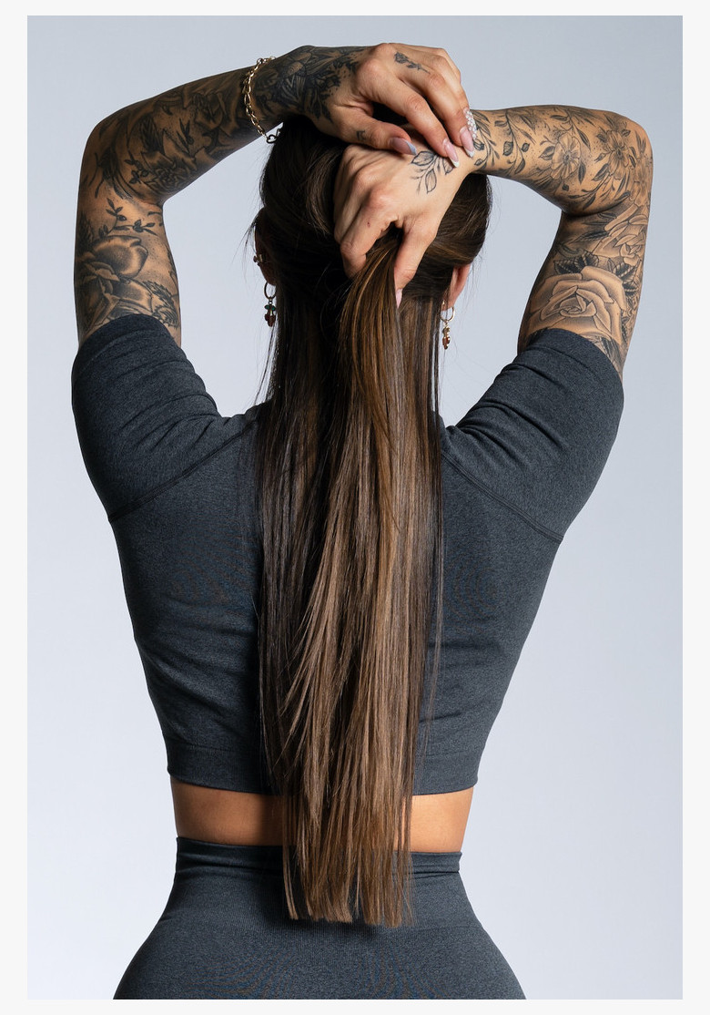 Crop top Gym Glamour Short Sleeve... Crop top Gym Glamour Short Sleeve...