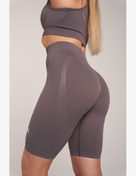 Gym Glamour Bikery Push Up Shorts Grey