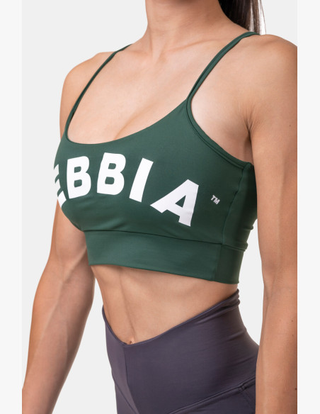 NEBBIA Classic HERO sports bra green