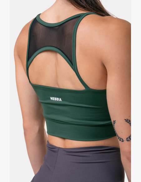 NEBBIA Classic HERO sports bra green