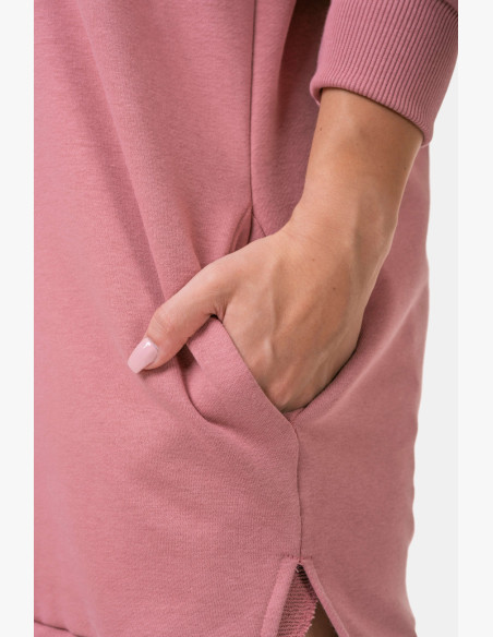 NEBBIA Long Everyday HERO hoodie pink