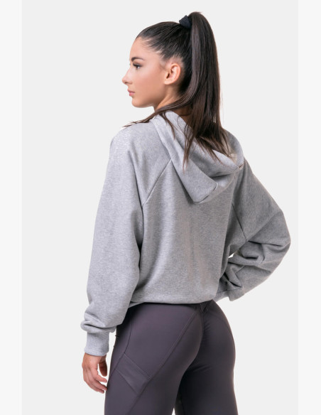 NEBBIA Iconic HERO hoodie grey