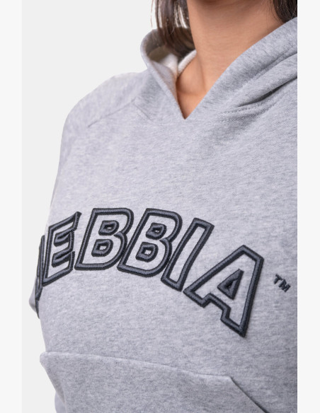 NEBBIA Iconic HERO hoodie grey
