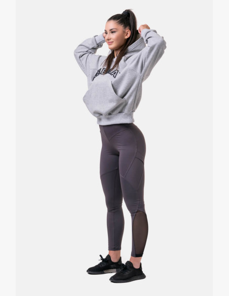 NEBBIA Iconic HERO hoodie grey