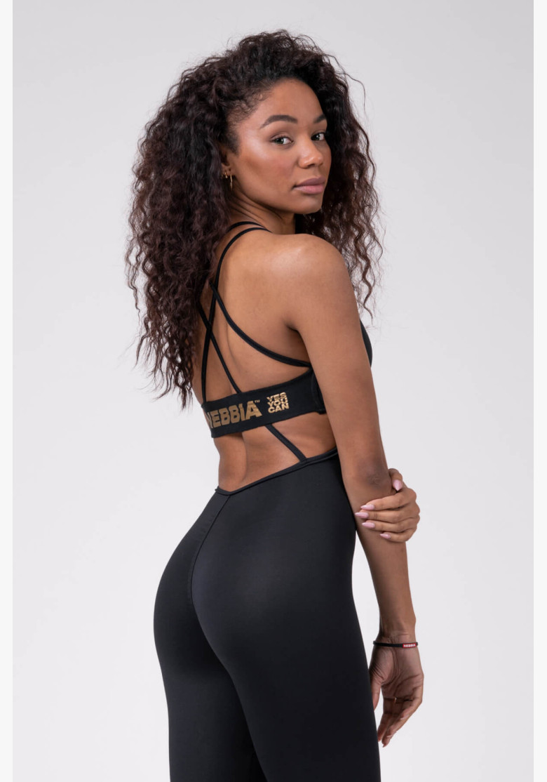 NEBBIA INTENSE Golden jumpsuit black