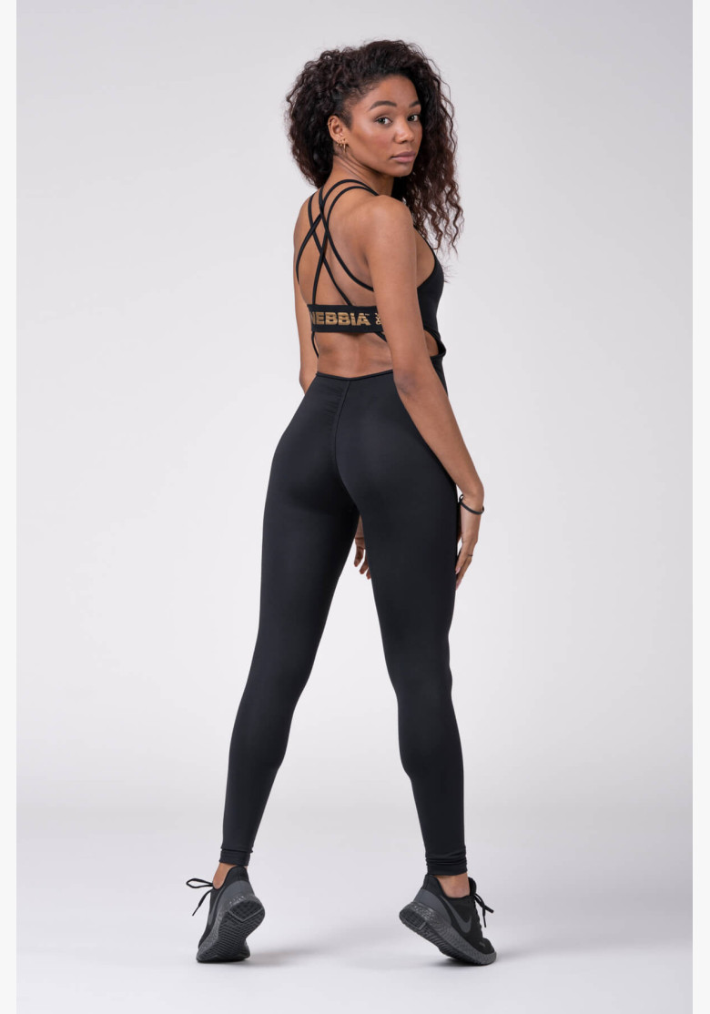 NEBBIA INTENSE Golden jumpsuit black NEBBIA INTENSE Golden jumpsuit black