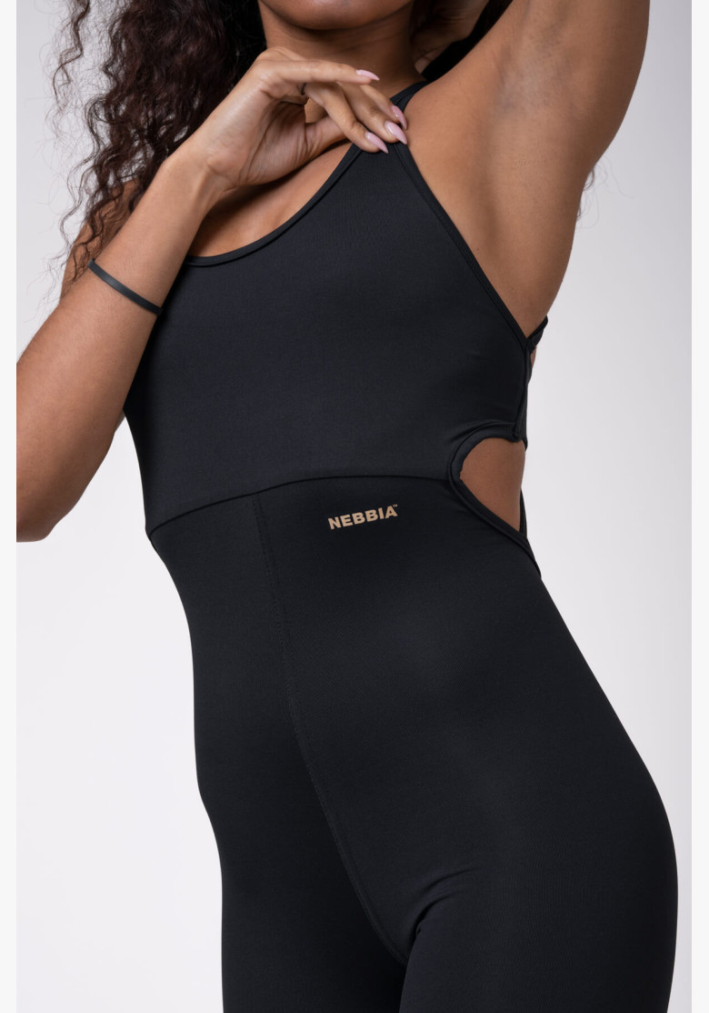 NEBBIA INTENSE Golden jumpsuit black NEBBIA INTENSE Golden jumpsuit black