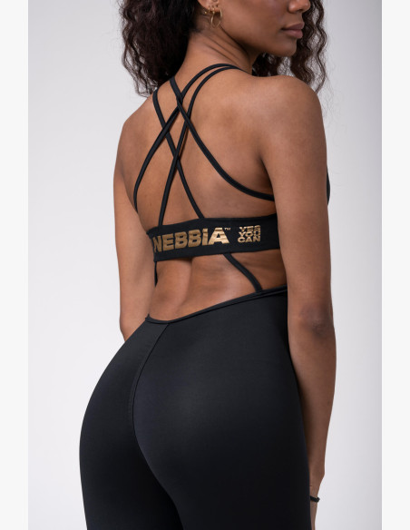 NEBBIA INTENSE Golden jumpsuit black