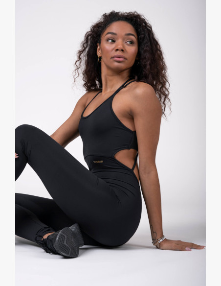 NEBBIA INTENSE Golden jumpsuit black