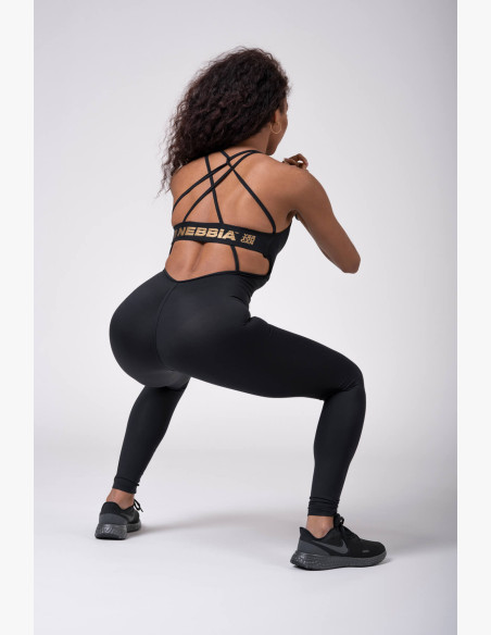 NEBBIA INTENSE Golden jumpsuit black