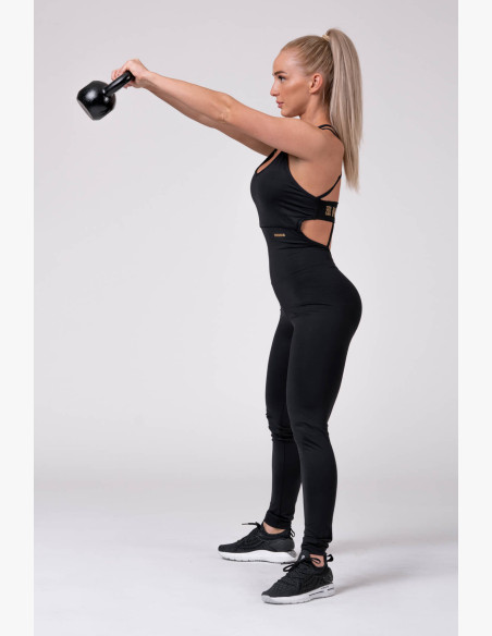 NEBBIA INTENSE Golden jumpsuit black