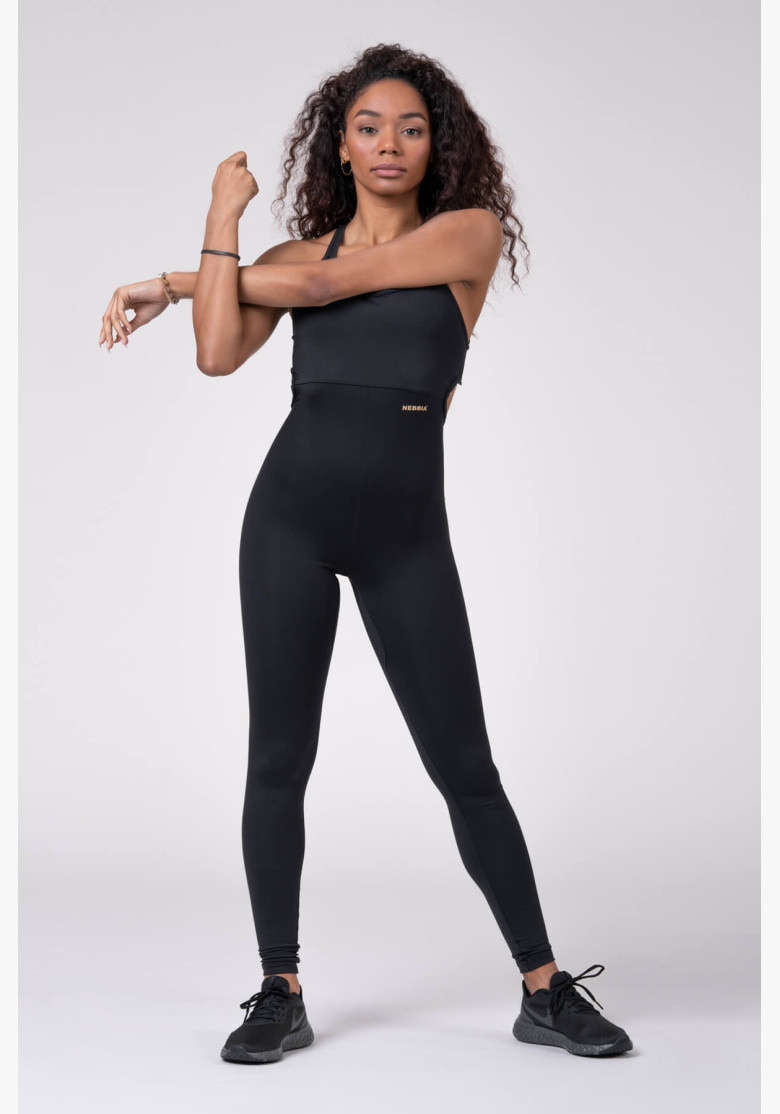 NEBBIA INTENSE Golden jumpsuit black NEBBIA INTENSE Golden jumpsuit black