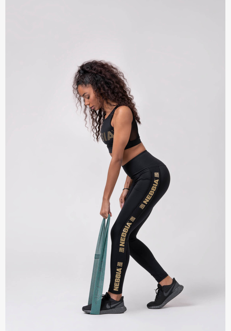 NEBBIA Gold Classic Leggings black