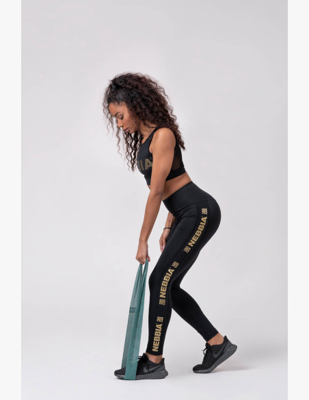 NEBBIA Gold Classic Leggings black