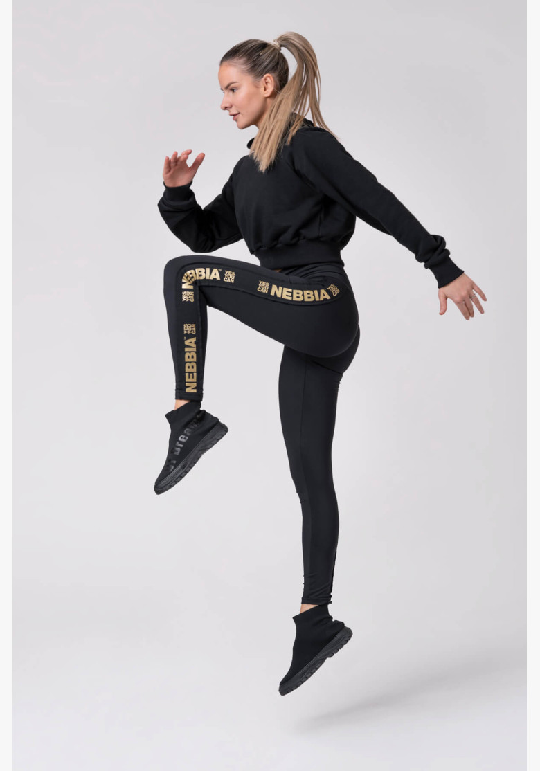 NEBBIA Gold Classic Leggings black