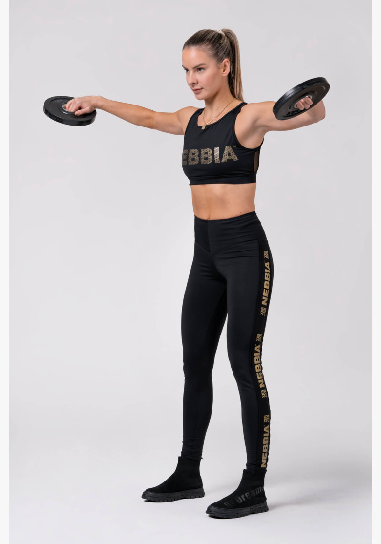 NEBBIA Gold Classic Leggings black