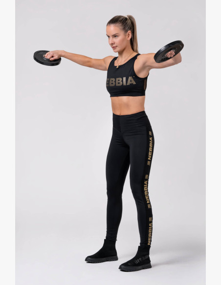 NEBBIA Gold Classic Leggings black