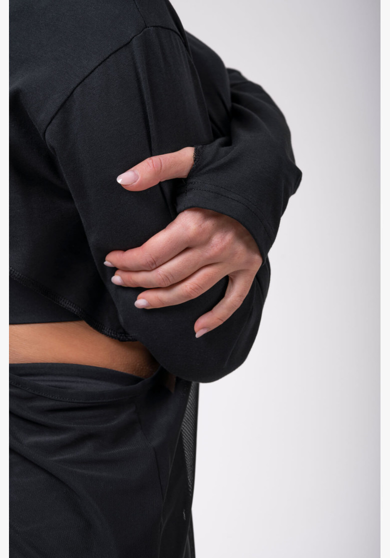 NEBBIA INTENSE Mesh T-shirt black NEBBIA INTENSE Mesh T-shirt black