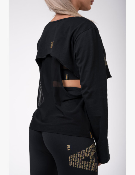 NEBBIA INTENSE Mesh T-shirt black