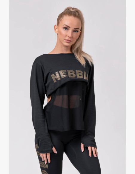 NEBBIA INTENSE Mesh T-shirt black