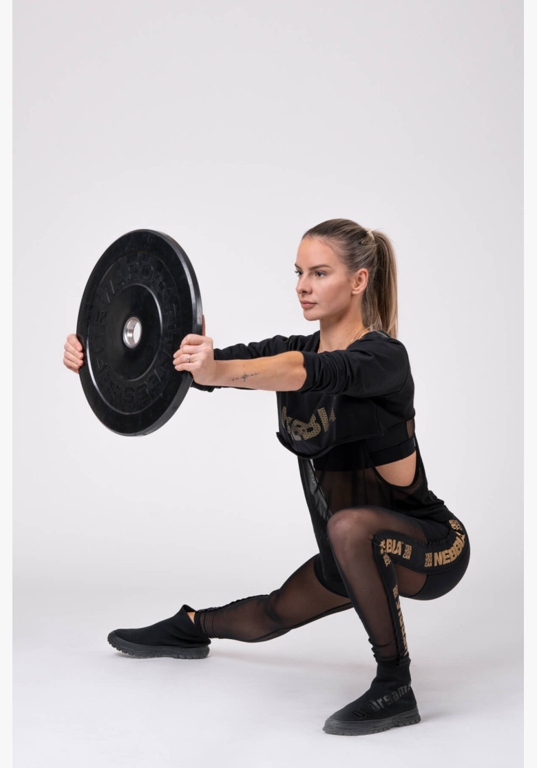 NEBBIA INTENSE Mesh T-shirt black NEBBIA INTENSE Mesh T-shirt black