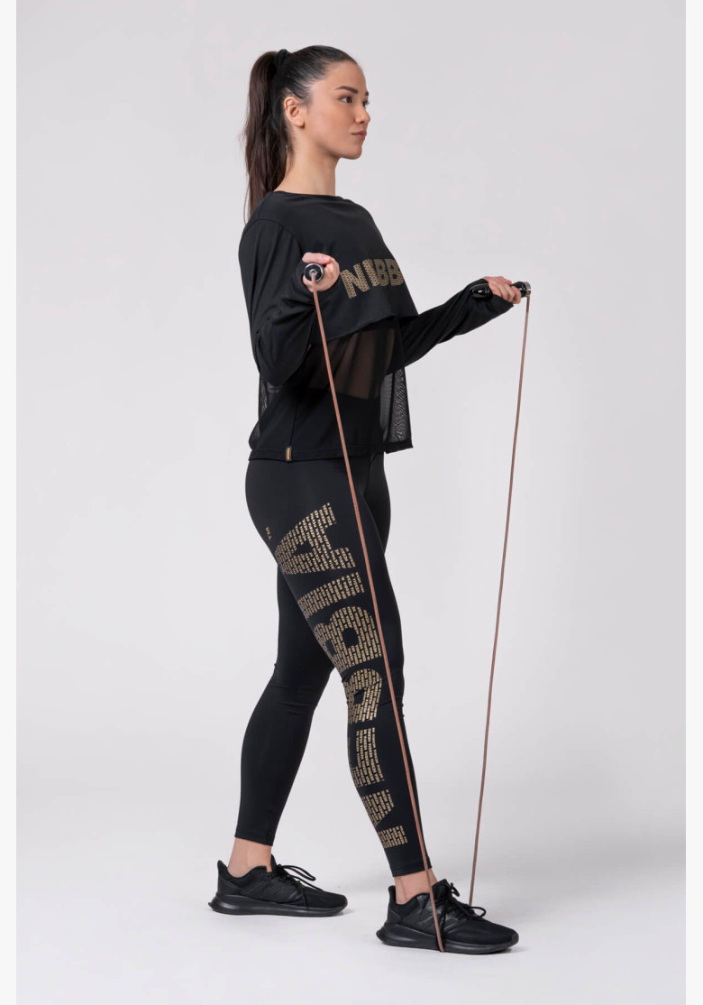 NEBBIA INTENSE Mesh T-shirt black NEBBIA INTENSE Mesh T-shirt black