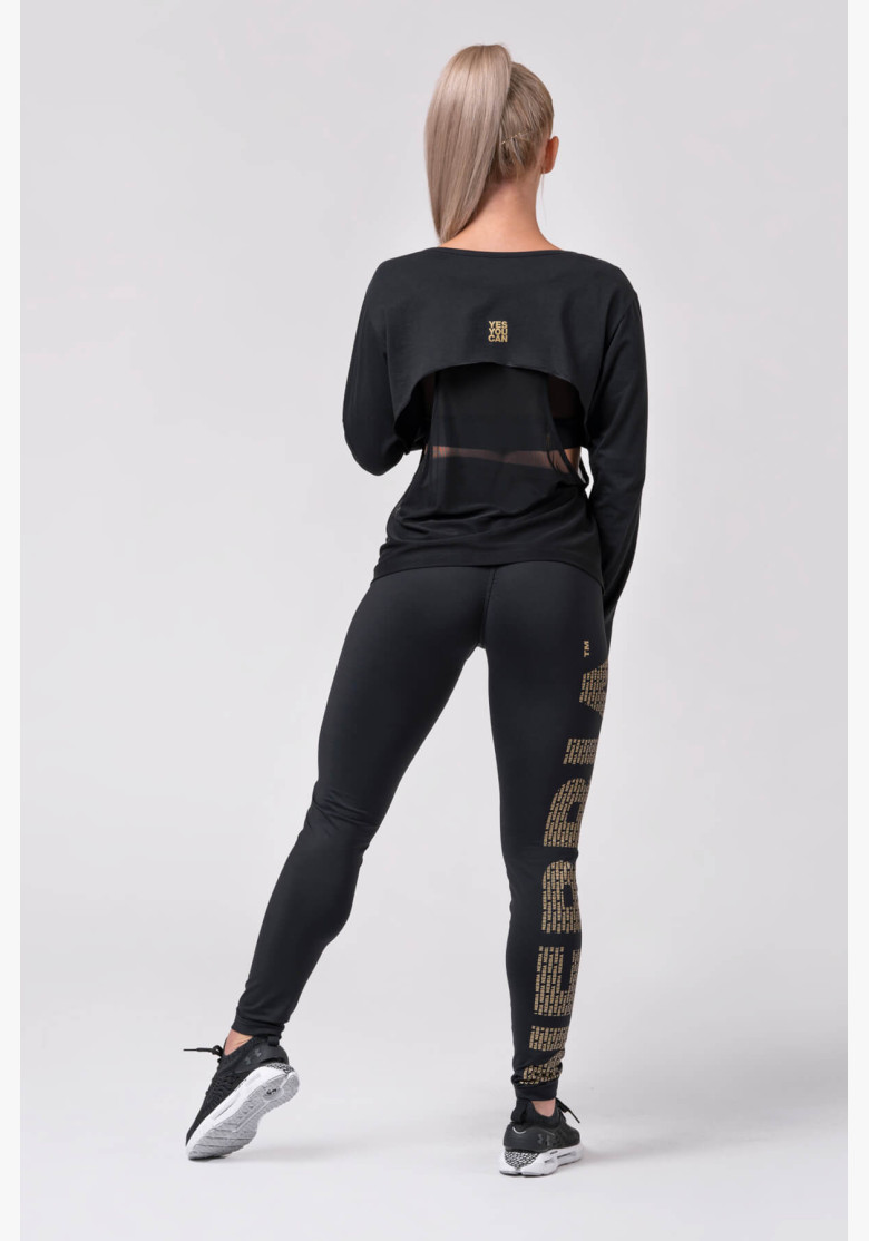 NEBBIA INTENSE Mesh T-shirt black NEBBIA INTENSE Mesh T-shirt black