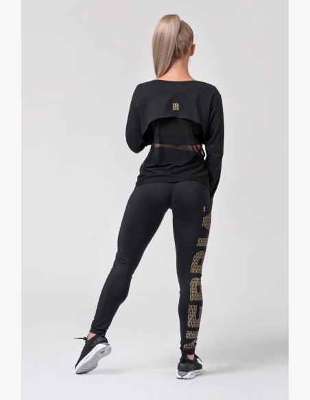 NEBBIA INTENSE Mesh T-shirt black