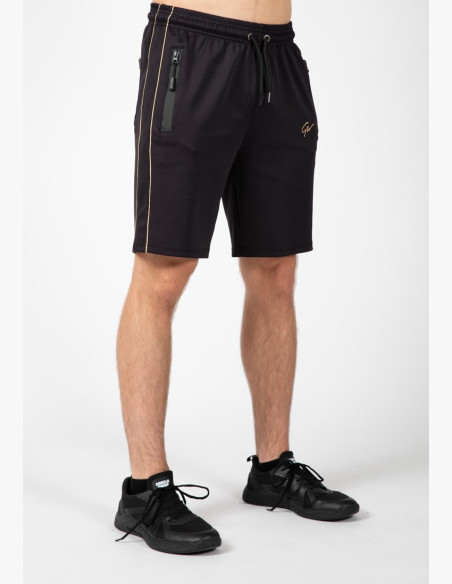 Šortky Gorilla Wear Reversible Track Shorts Black/Gold