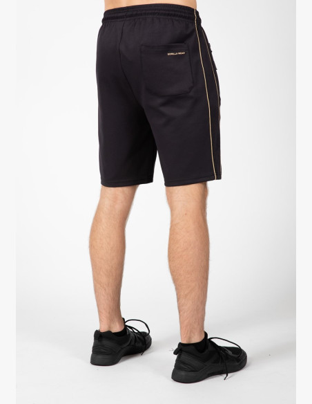 Šortky Gorilla Wear Reversible Track Shorts Black/Gold