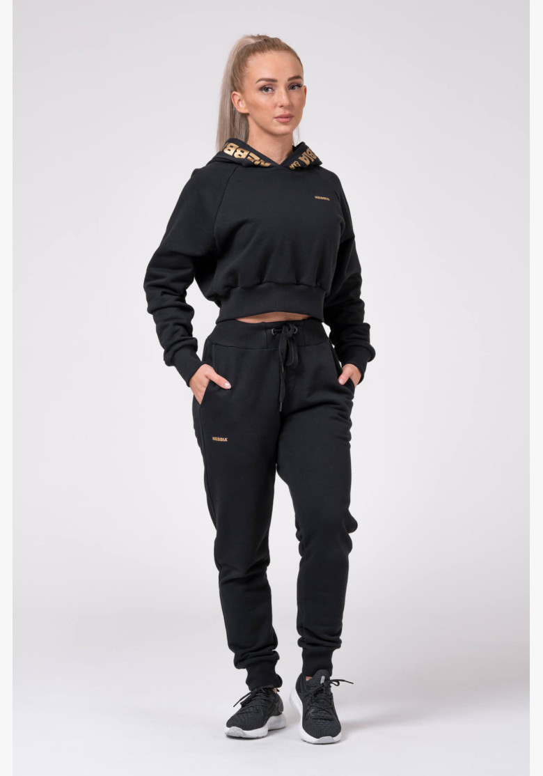 NEBBIA Sweatpants Gold Classic black NEBBIA Sweatpants Gold Classic black
