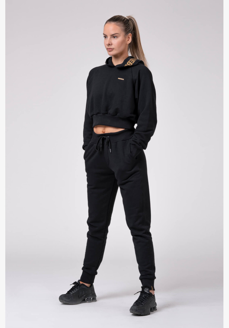 NEBBIA Sweatpants Gold Classic black NEBBIA Sweatpants Gold Classic black