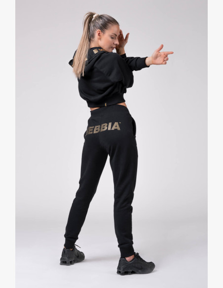 NEBBIA Sweatpants Gold Classic black