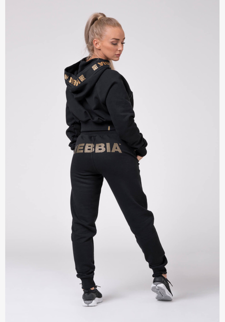 NEBBIA Sweatpants Gold Classic black NEBBIA Sweatpants Gold Classic black