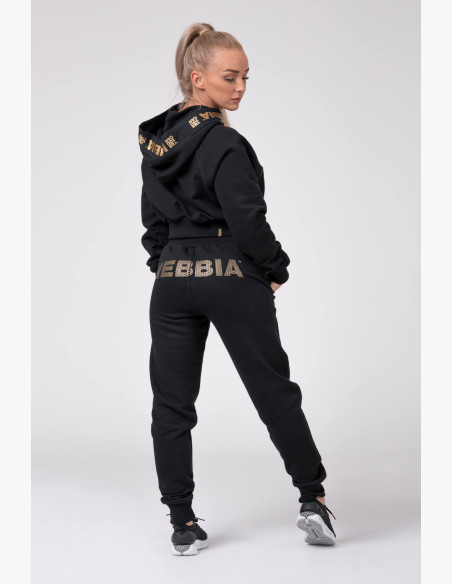 NEBBIA Sweatpants Gold Classic black