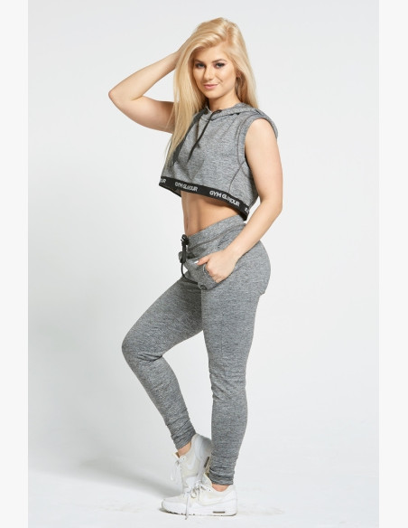 Women's Grey Sweatpants - Gym Glamour