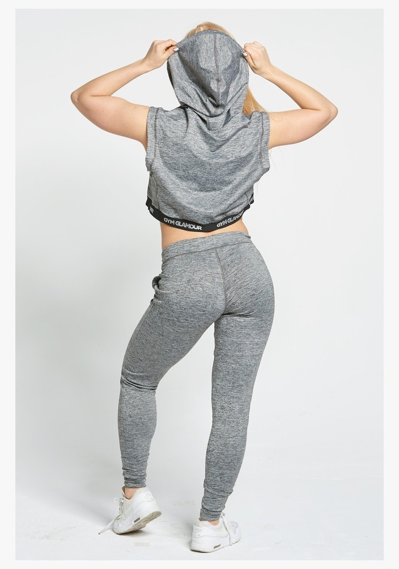 Women's Grey Sweatpants - Gym Glamour Women's Grey Sweatpants - Gym Glamour