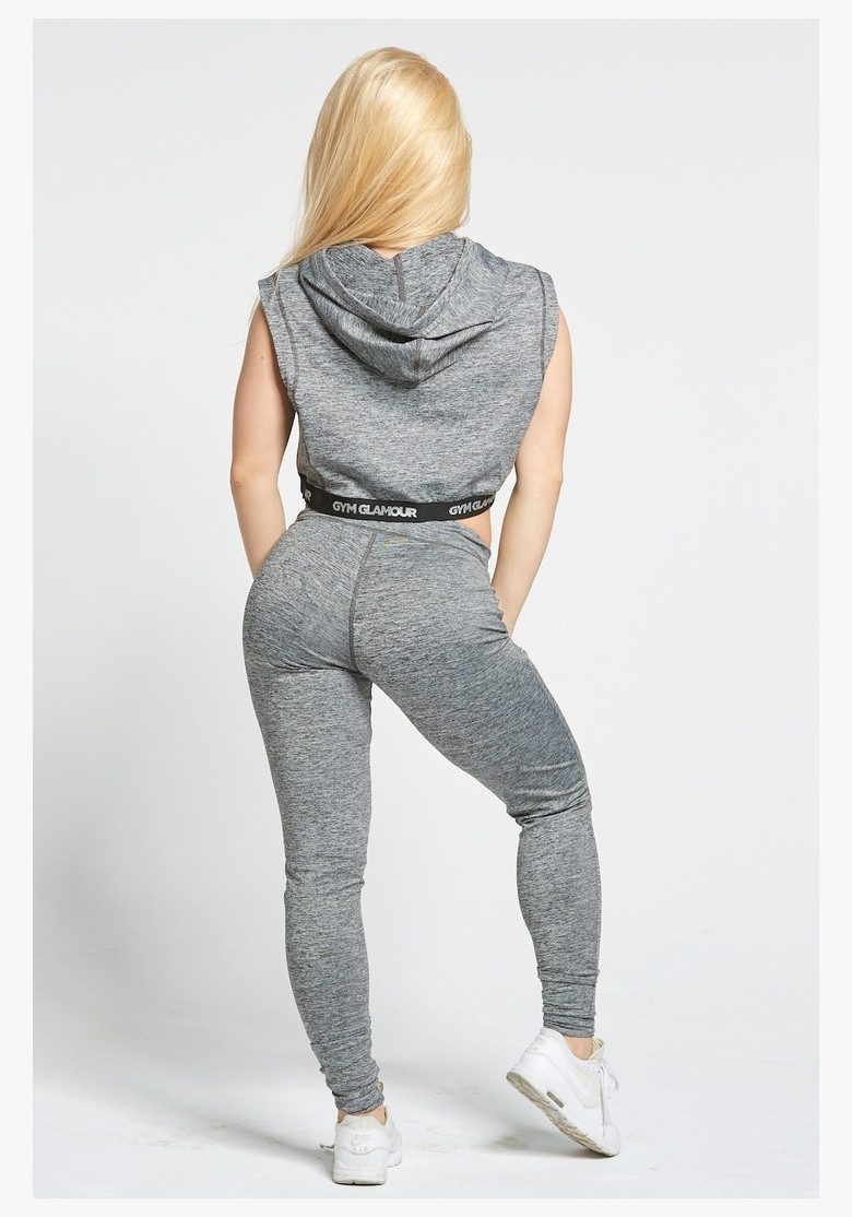 Women's Grey Sweatpants - Gym Glamour Women's Grey Sweatpants - Gym Glamour