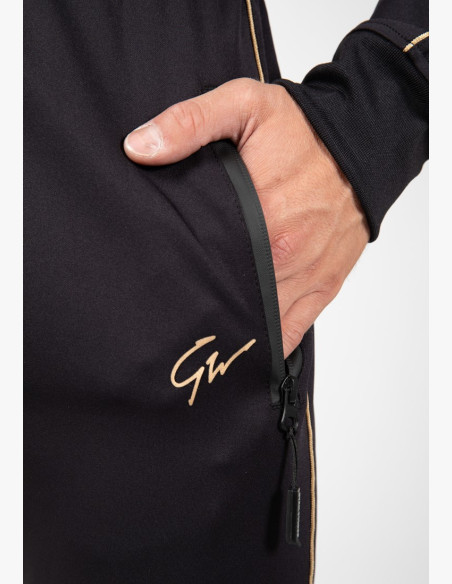 Šortky Gorilla Wear Reversible Track Shorts Black/Gold