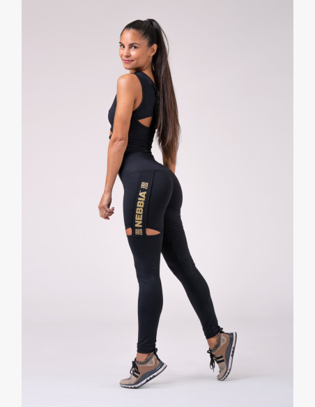 NEBBIA Honey Bunny leggings black