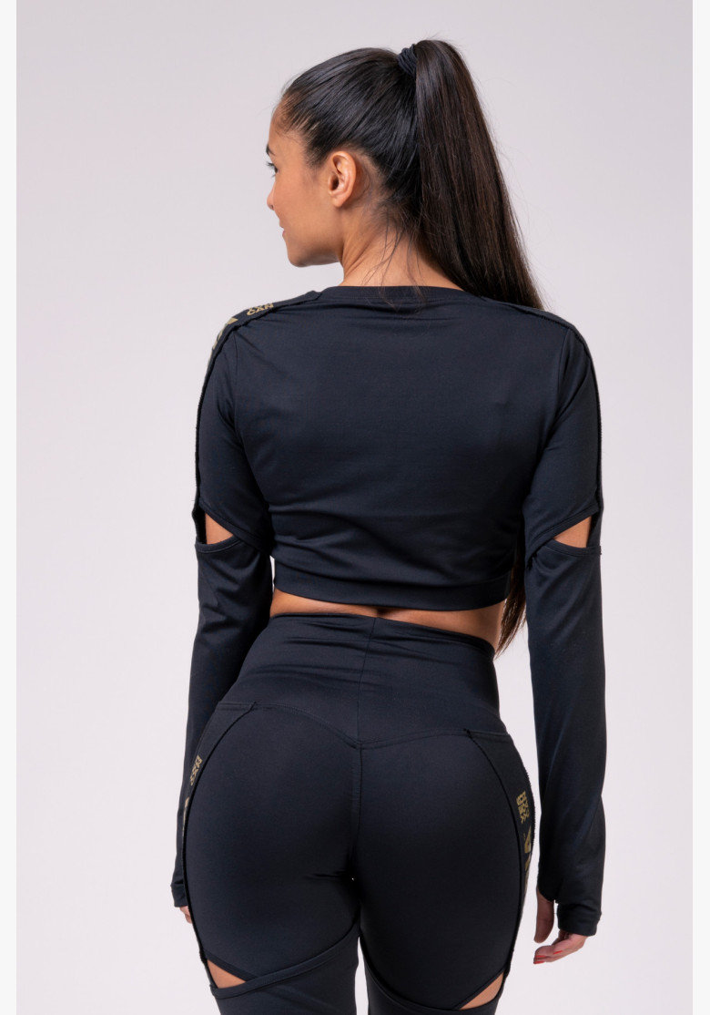 NEBBIA Honey Bunny crop top black